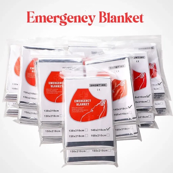Double-sided Emergency Thermal Blanket (3 Packs) - Picture 2 of 8